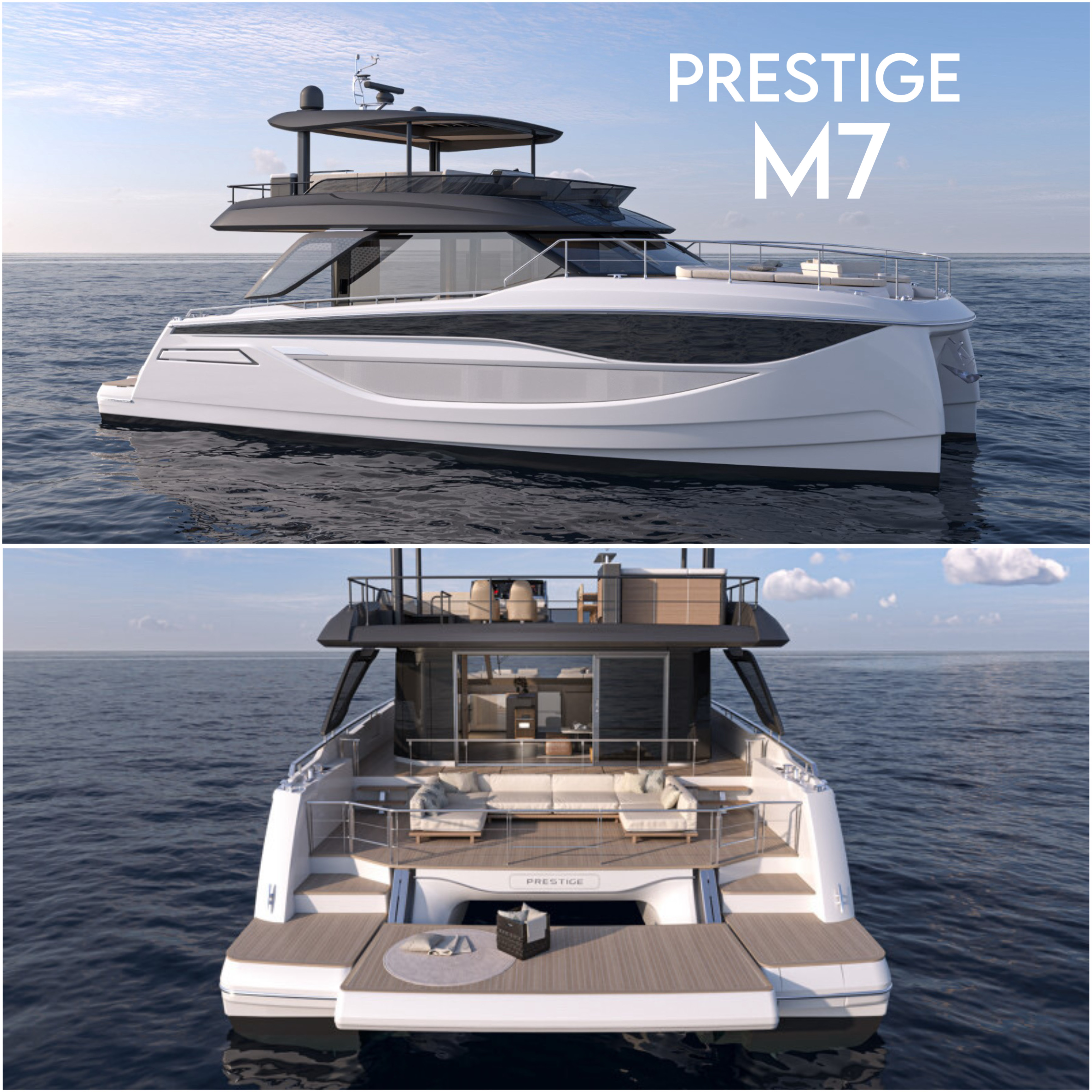 ЭКСКЛЮЗИВНОЕ ПУТЕШЕСТВИЕ НОВОГО МОТОРНОГО КАТАМАРАНА PRESTIGE M7